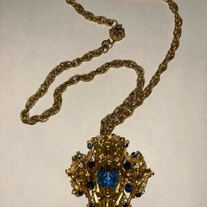 Amazing Merriam Haskell Cherub Necklace